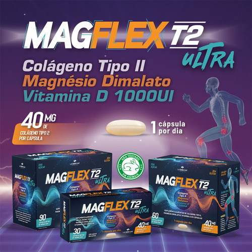 Magflex T2 Ultra Colágeno Tipo Ii 30cps - La San Day