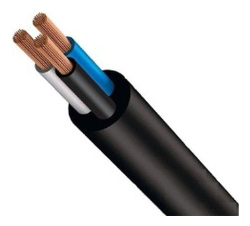 Fio Cabo Pp 3x6mm Flexível 3 Vias 6mm 20 Metros Tripolar