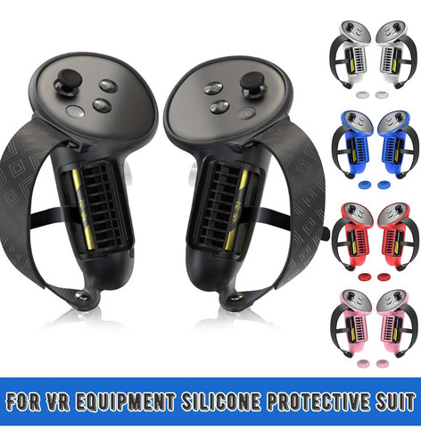 Funda Con Mango De Silicona Para Meta Quest 3s, Accesorios P