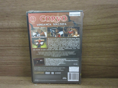 Dvd - O Corvo - Vingança Maldita - Edward Furlong - Original