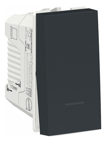 Módulo Interruptor Simples 10a Orion Grafite Schneider