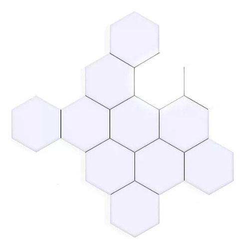 Lamparas Led Touch Hexagonal | 1 Panel