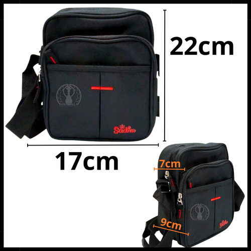 Case Shoulder Bag Sadhu Bolsa Unissex Premium Confortável