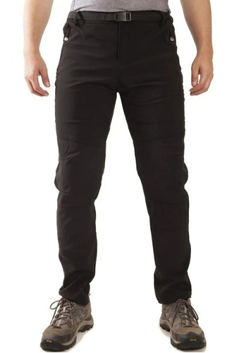 Pantalon Softshell Hombre Termico Impermeable