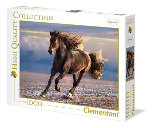 Puzzle 1000 Pz Free Horse 39420 - Clementoni