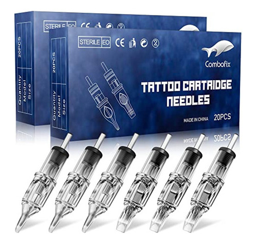 Tinta Para Tatuaje Combofix 60 Uds Agujas De Cartucho Mezcla