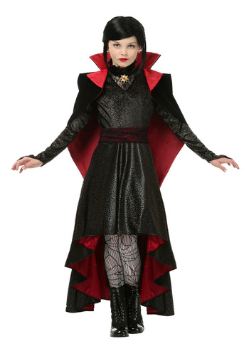 Disfraz Para Niña Vampiro Talla Large 12-14 - Halloween