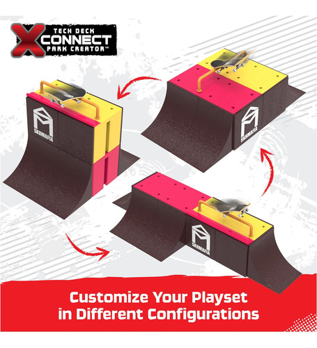 Tech Deck Vert Wall 20: Parque Modular X-connect Para Trucos