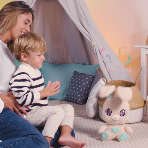 Conejo Interactivo Peek-a-boo, Peluche Suave, Para 1-3 Años