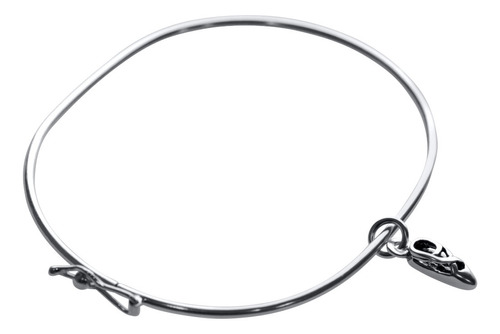 Pulseira Bracelete Rígido Prata 925 - Sapatilha De Ballet