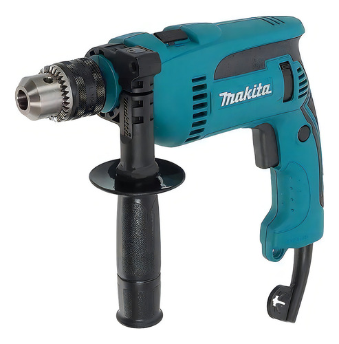 Furadeira Hammer Drill760w 127v Hp1640 Makita+maleta Grátis Azul 50/60hz
