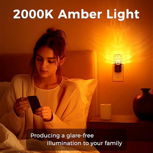 Luz Nocturna Led Lohas, Pack De 2 Luces Nocturnas Regulables