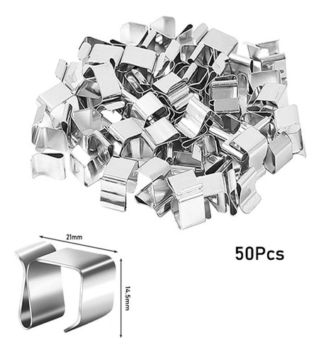 50 Piezas Clips De Luz De Navidad Ganchos De Luz Ganchos L