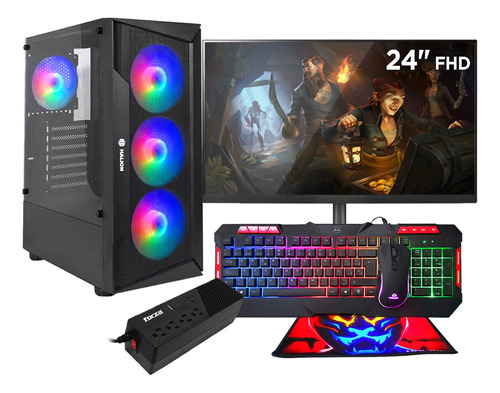 Pc Gamer I5 12400f 16gb Ssd 512gb Monitor 24  +kit