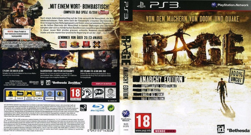 Jogo Rage - Bethesda Softworks - Ps3