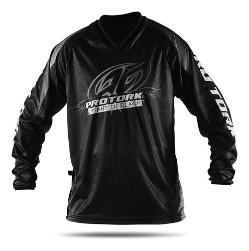 Camisa Para Motocross Insane In Black Pro Tork