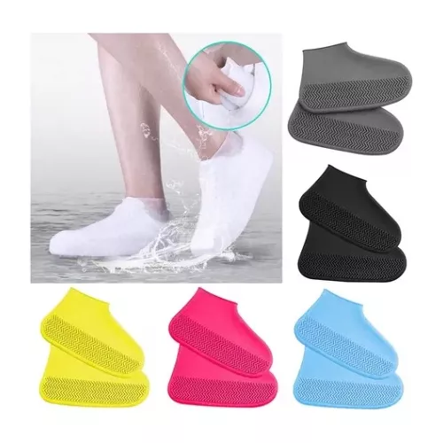 Protector Cubre Zapatos Tenis Impermeable De Silicon Lluvia