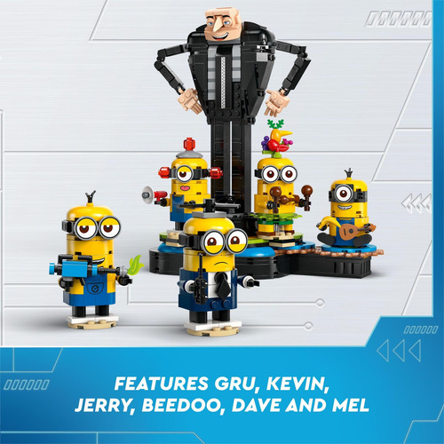 Juguete Lego Despicable Me 4 Construido Con Ladrillos Gru An