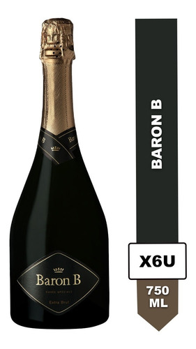 Champagne Baron B Extra Brut 750ml Pack X6 - 01bebidas