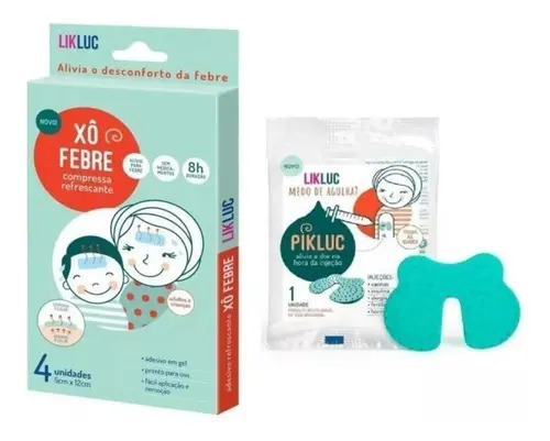 Kit Likluc - 1 Pikluc + 1 Xô Compressa gelada e refrescante