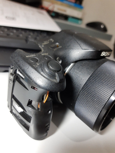 Carcaça Front + Circuito Do Flash - Câmera Sony Hx300v