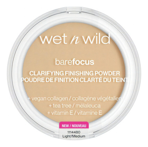 Wet N Wild Bare Focus - Polvo Compacto Clarificante | Mate Color 1114480