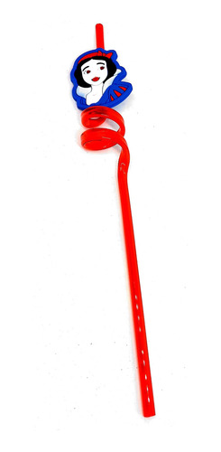 Imagem 2 de 5 de Canudo Reutilizável Branca De Neve Disney 1 Unidade Etihome