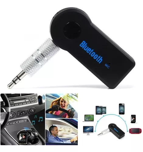 Comprar Receptor de Audio inalámbrico Bluetooth 5,3 para coche, música/llamadas  manos libres, adaptador auxiliar de 3,5mm para estéreo de coche/hogar