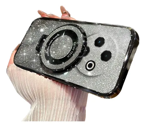 Funda Para Tecno Spark 30c Polvo Flash Magnético