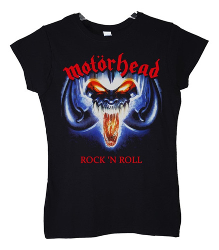 Polera Mujer Motorhead Rock N Roll Metal Abominatron