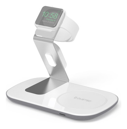 Base De Carga Inalámbrica Dual Para iPhone Y Apple Watch Dus