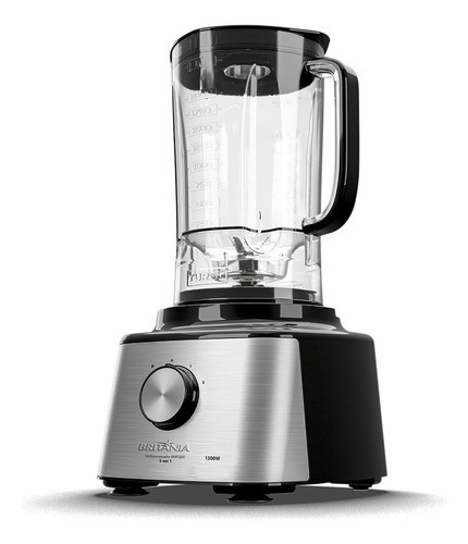 Multiprocessador Britânia 5 Em 1 Bmp2000 1300w Prateado 110v