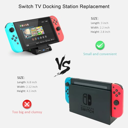 Dock Porttil Para Nintendo Switch & Oled - 4k, Type-c