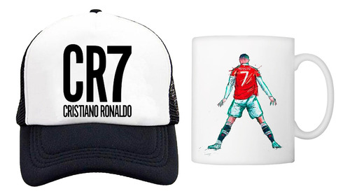 Gorra Cristiano Ronaldo Y Taza 