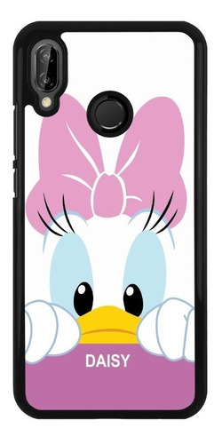 Funda Protector Para Huawei Daisy Donald Disney Pato Rosa