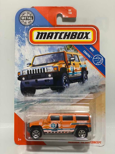 Matchbox 2020 #089//100 HUMMER H2 SUV CONCEPT orange CaseB