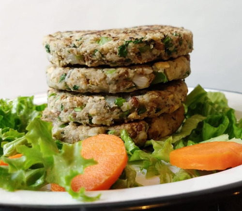 Imagen 3 de 9 de Hamburguesa Vegana Pq.3pz.veggie.house.