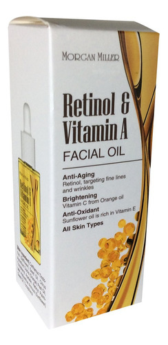 Morgan Miller Retinol & Vitamina A Aceite Facial 1.01 Fl Oz