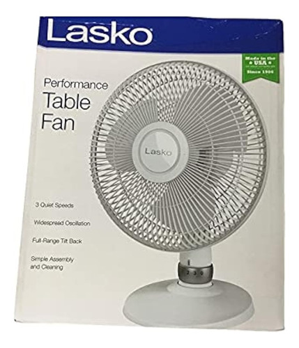 Lasko - D12225 Ventilador De Mesa De 12  Con Esfera En Sopor