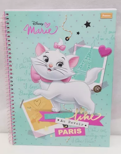 Caderno de desenho Gatinha Marie