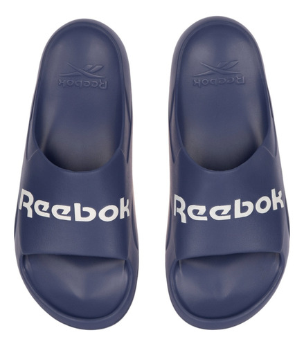Sandalias Reebok Hombre Caballero Clean Slide Azul Casual