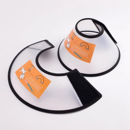 Collar Isabelino Cono Para Perros O Gatos Recuperación Color Blanco Único Tamaño Del Collar No. 4 Grande - Raza Pequeña