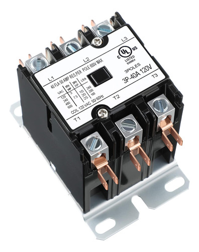 Contactor De Motor H Ac 120v 40a 3 Polos Nuevo Calidad