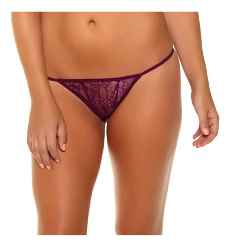 3 Unids/pack Tanga Sexy Transparente Ahueca Hacia Fuera Plus