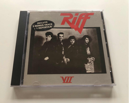 Riff Cd Vll. Usado Como Nuevo. Primera Edición. Argentina