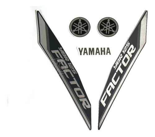 Adesivos Compatível Yamaha Ybr 125 Factor 2011 Preta 10317