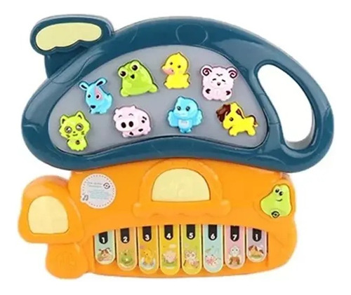 Piano Infantil Sonidos De Animales En Forma De Hongo