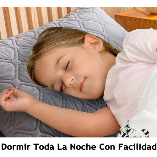 Matrimonial Cubre Colchón Impermeable Con Funda De Almohada