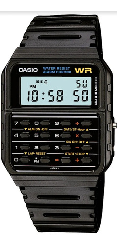 Reloj Original Casio® Calculadora Alarma Cronógrafo Wr Nuevo