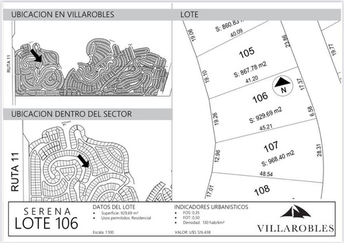 Serena 106 - Villarobles - Lote En Venta